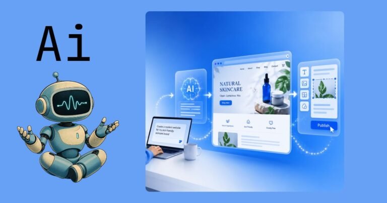 Create a website for my business with AI